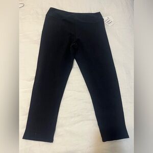Nordstrom black cropped leggings  NWT